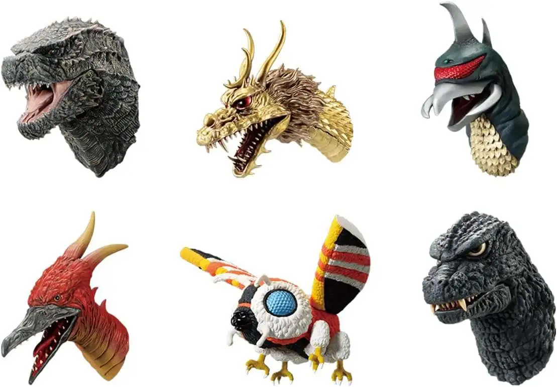 Godzilla x Kong The New Empire Ichibansho Zakka Godzilla Magnet Monster 1.6 to 2-Inch Box of 6 Magnets