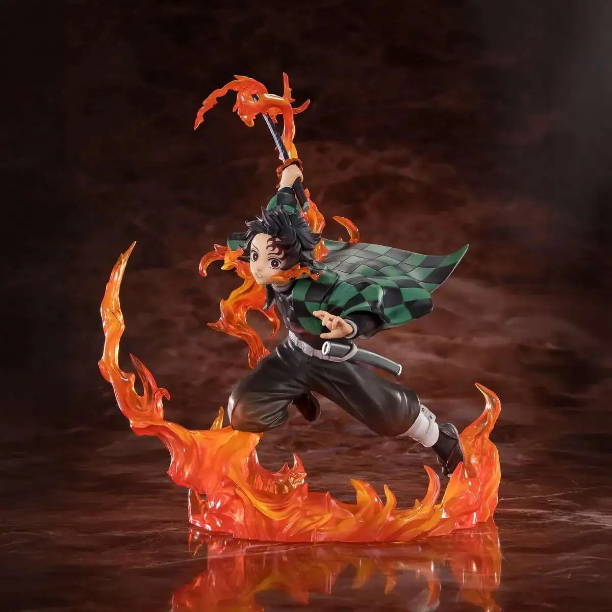 Tamashii Nations Demon Slayer: Kimetsu no Yaiba Figuarts Zero Tanjiro Kamado 7.7-Inch Statue [Kyojuro Rengoku's Sword Guard ver.]