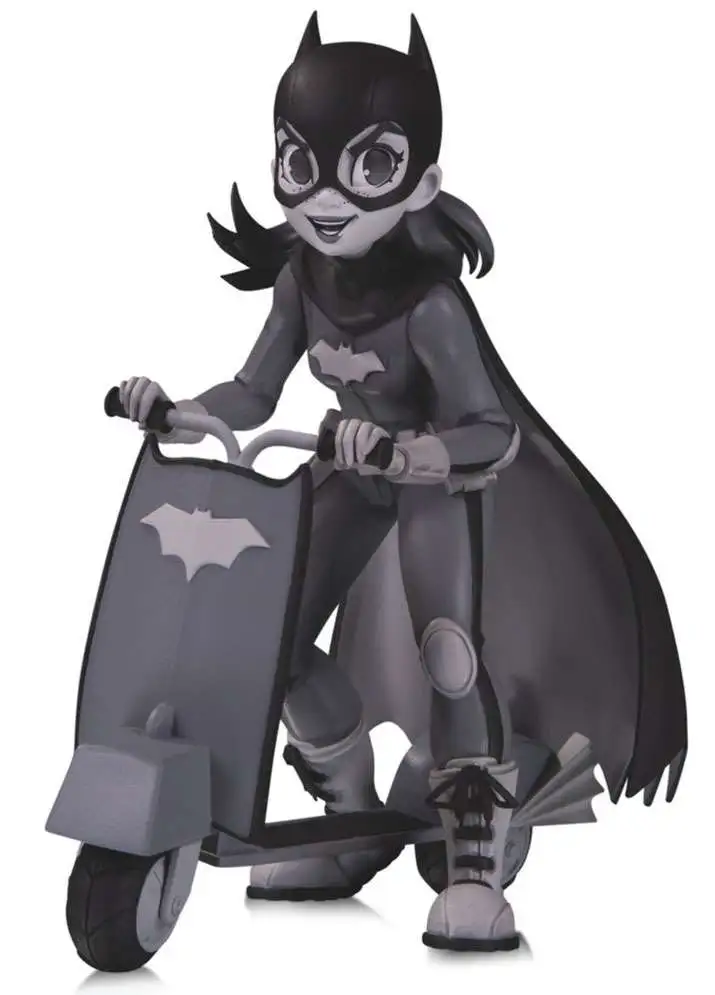 DC Artist Alley Batgirl 6.9-Inch PVC Collector Statue [Chrissie Zullo, Black & White Variant]