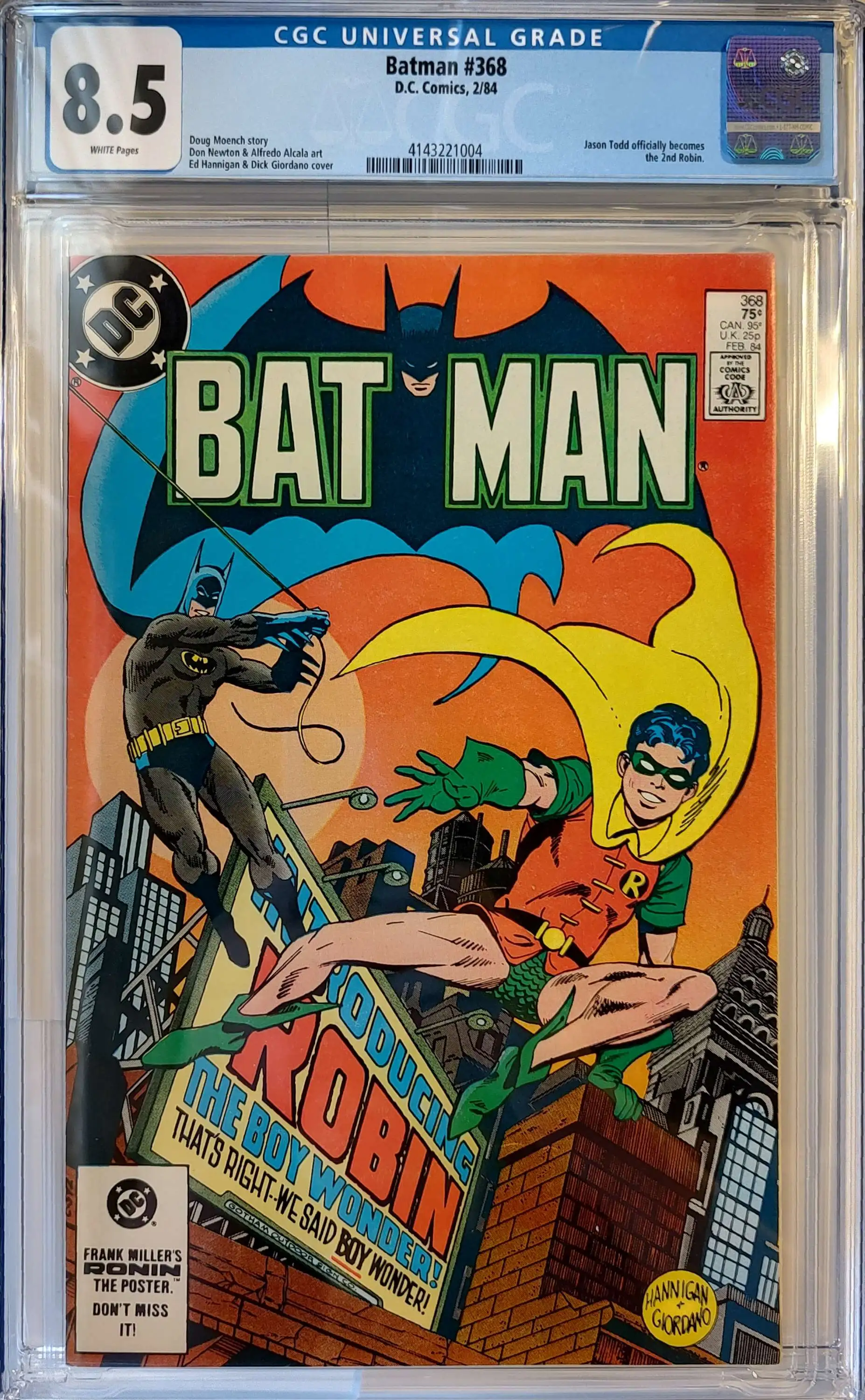 DC Comics Batman 1984 Comic Book 368 CGC  - ToyWiz