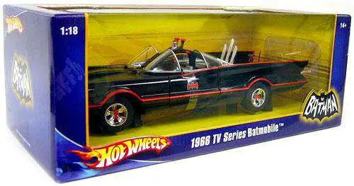 Hot Wheels Batman 1966 TV Series Batmobile 118 Diecast Car 118, Damaged  Package Mattel Toys - ToyWiz