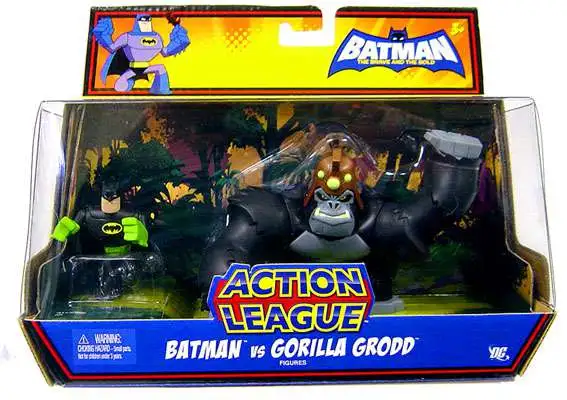 Batman The Brave and the Bold Batman Gorilla Grodd Action Figure 2-Pack  Mattel - ToyWiz