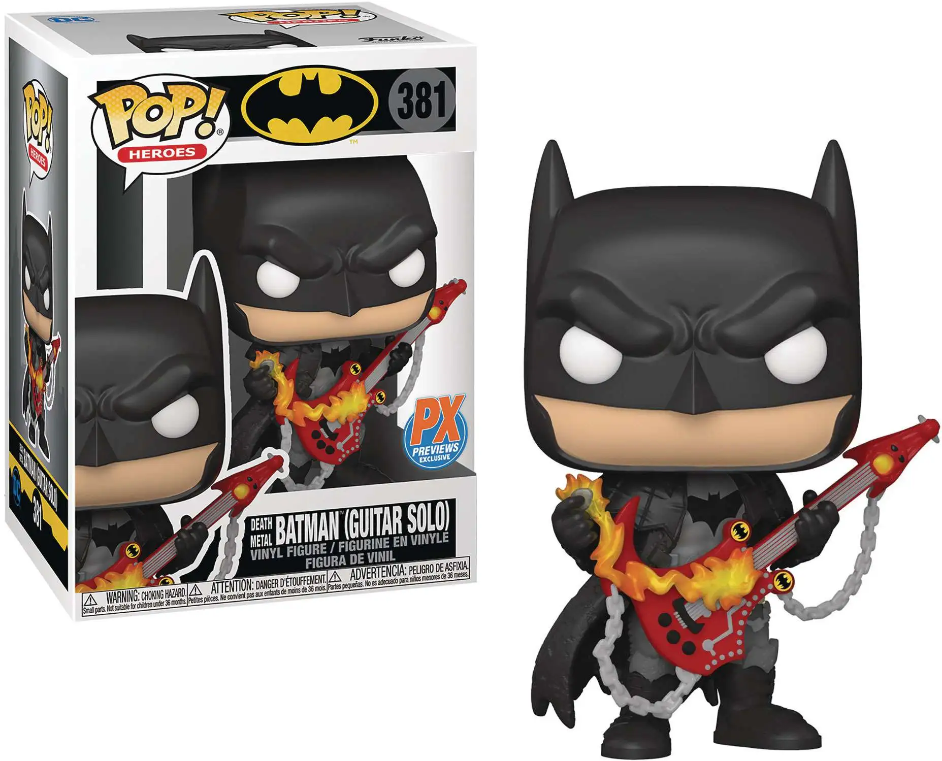 Funko DC Batman POP Heroes Death Metal Batman Guitar Solo