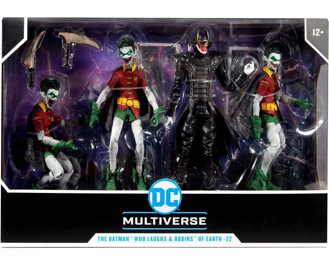 McFarlane Toys DC Multiverse The Batman Who Laughs 3x Robins of 