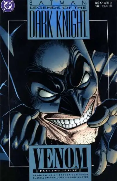 DC Batman Legends of The Dark Knight Venom Comic Book 17 Part Two DC Comics  - ToyWiz