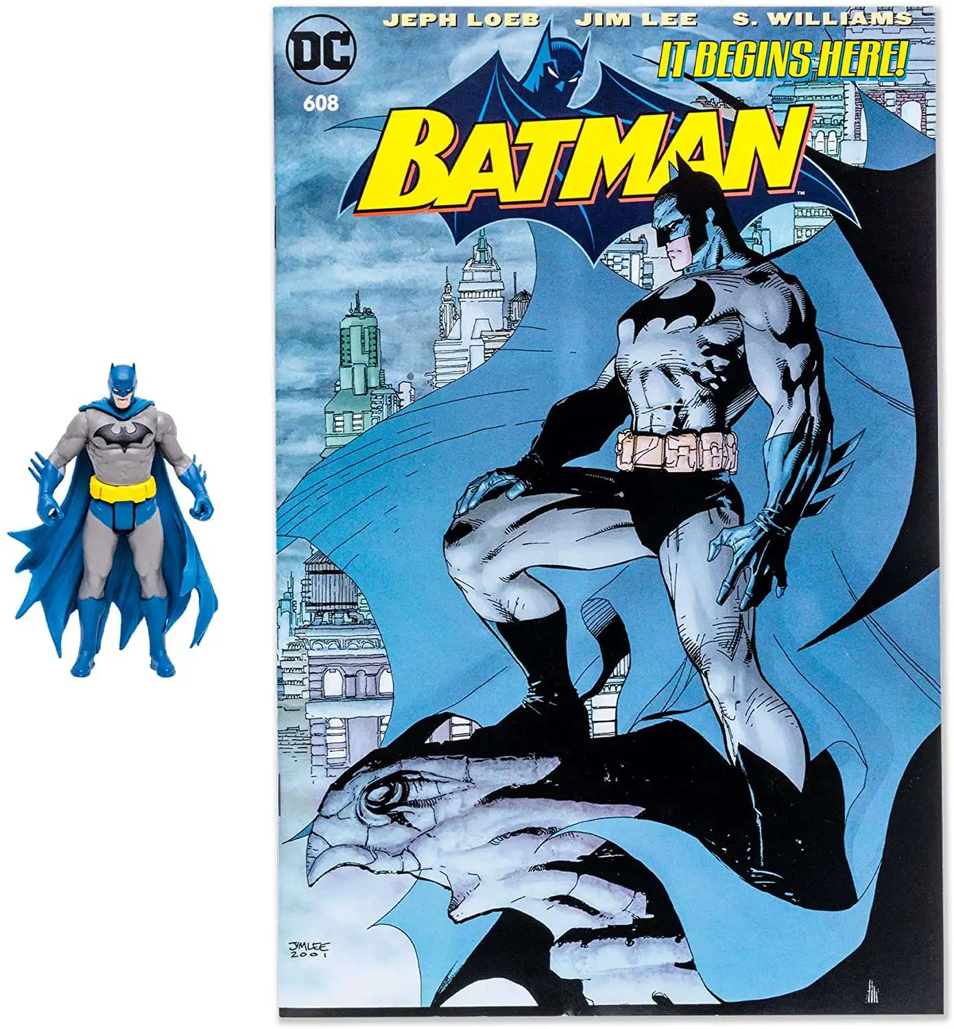 McFarlane Toys DC Page Punchers Batman Action Figure & Comic Book [Batman Hush, Damaged Package]