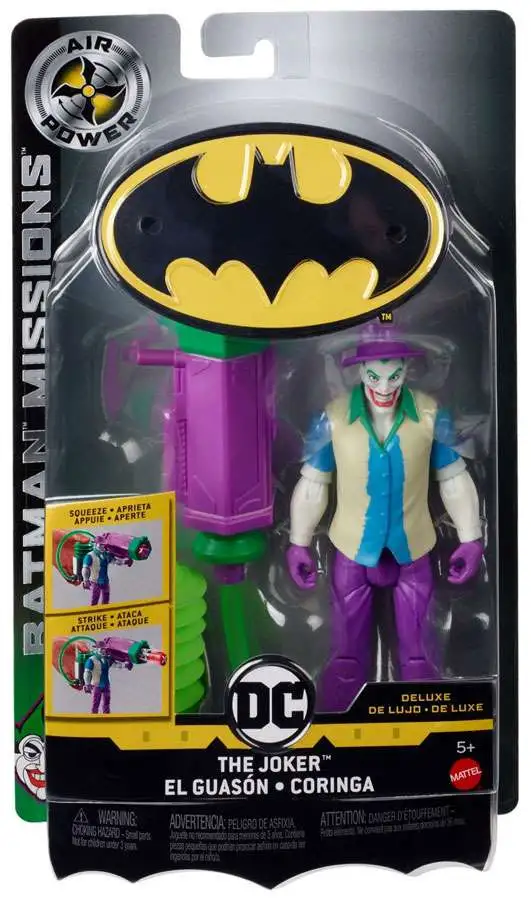 DC Batman Missions The Joker 6 Deluxe Action Figure Air Power, Damaged  Package Mattel Toys - ToyWiz