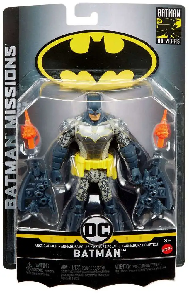 DC Batman Missions Arctic Armor Batman 6 Action Figure Mattel Toys - ToyWiz