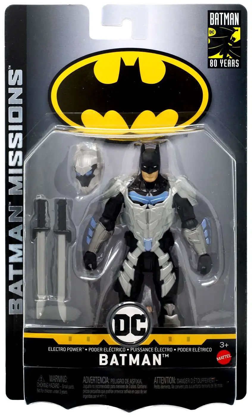 DC Batman Missions Electro Power Batman 6 Action Figure Damaged Package  Mattel Toys - ToyWiz