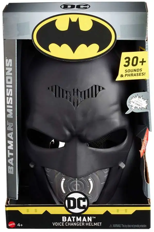 BRAND NEW DC Justice League Batman Voice Changing Tactical Helmet Action Figure 