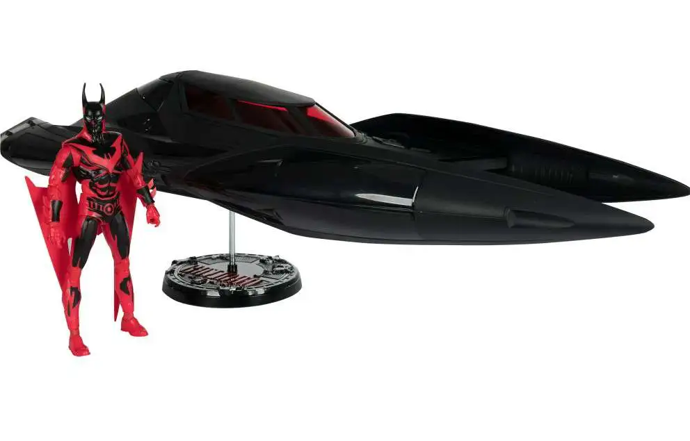 McFarlane Toys DC Multiverse Gold Label Collection Batmobile & Batman Beyond Exclusive Action Figure Vehicle
