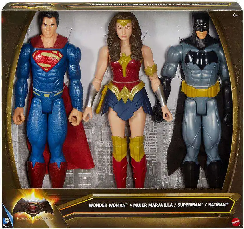 Superman Statue with LED Figure Wonder Woman DC COMICS Super Hero Batman 