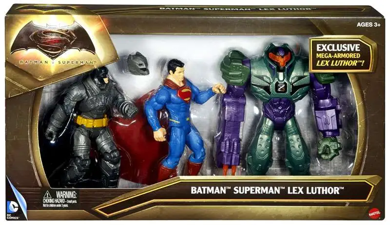 DC Batman v Superman Dawn of Justice Batman, Superman Lex Luthor 6