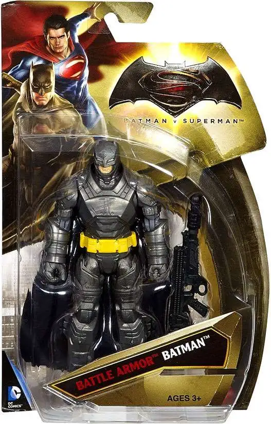 DC Batman v Superman: Dawn of Justice Battle Armor Batman Action Figure  [Damaged Package]