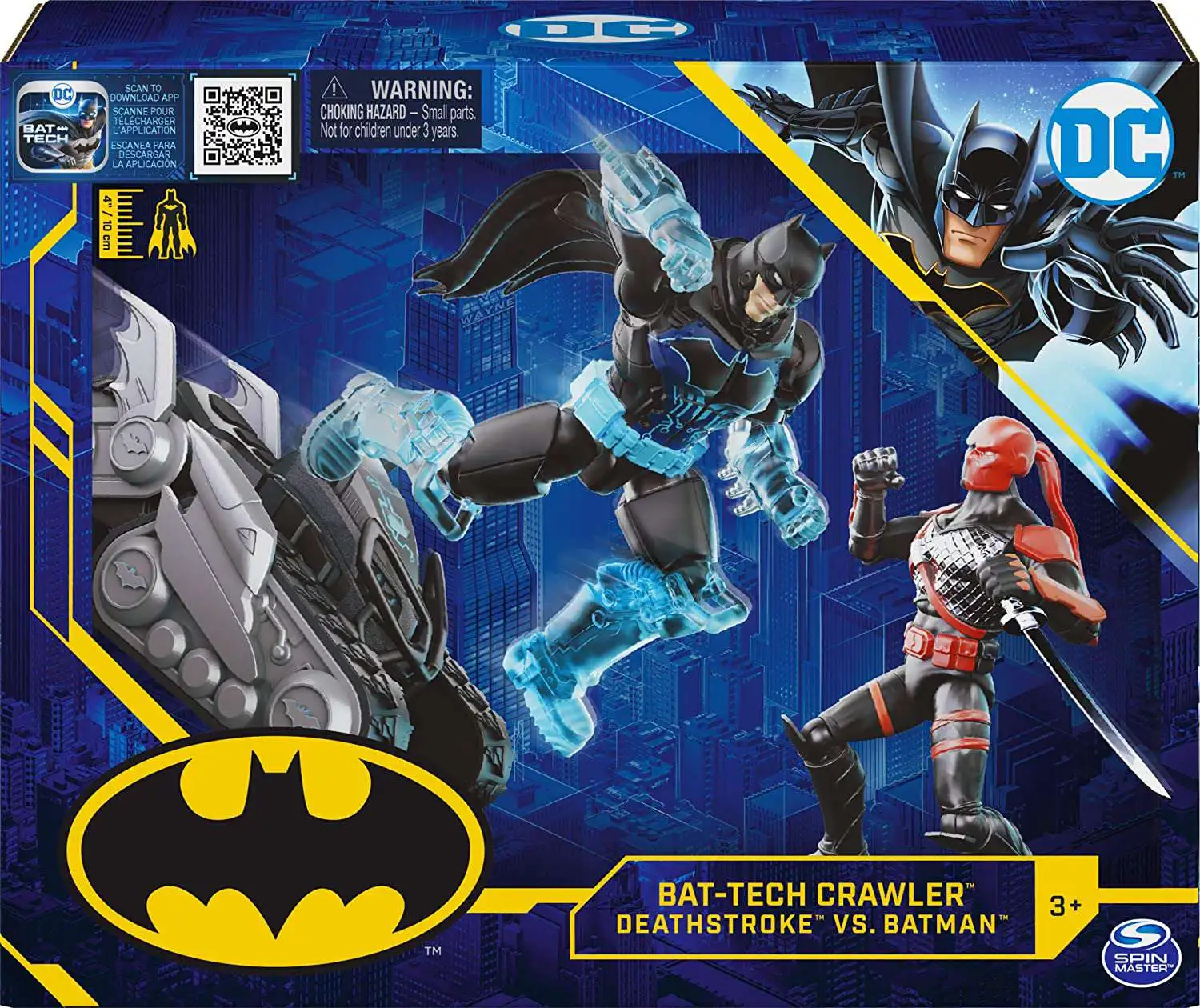 DC Batman Bat-Tech Crawler 4 Playset Deathstroke Vs. Batman Spin Master -  ToyWiz