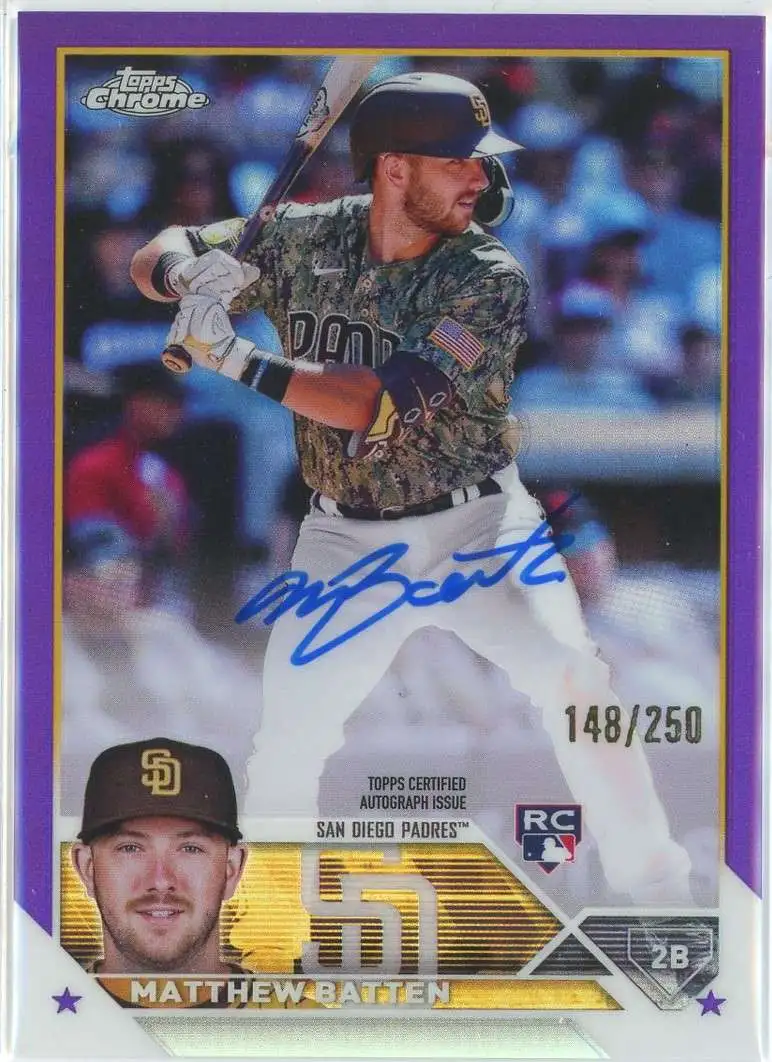 Jake Burger * 2022 Topps Chrome * Rookie Autograph * On-Card