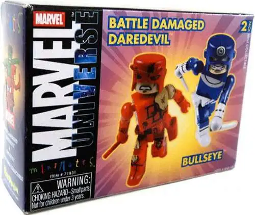 Marvel Universe Minimates Series 4 Battle Damaged Daredevil & Bullseye Minifigure 2-Pack