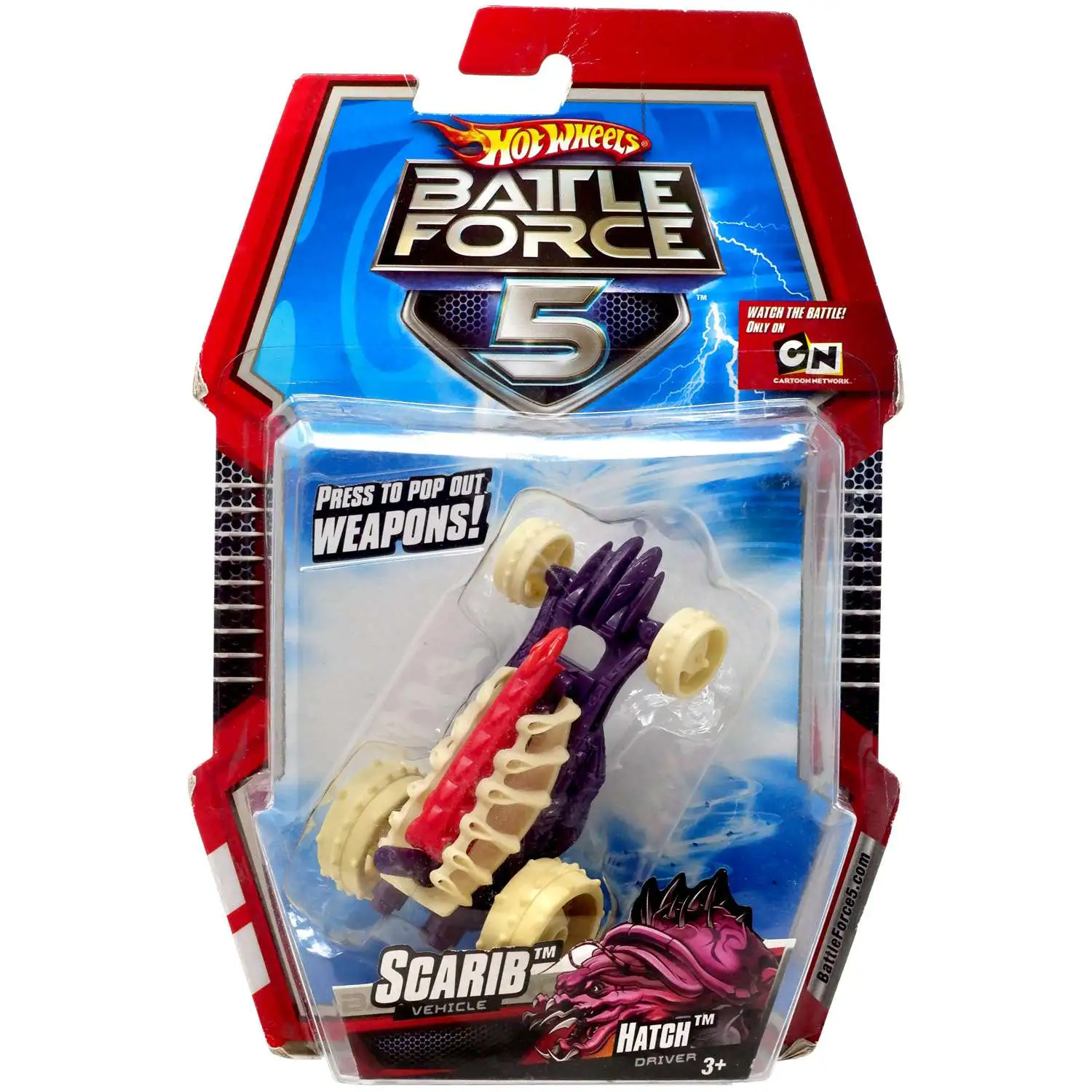 Hot Wheels Battle Force 5 Scarib Diecast Car