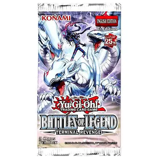 YuGiOh Battles of Legend Terminal Revenge Booster Pack [5 Cards, 25th Anniversary]