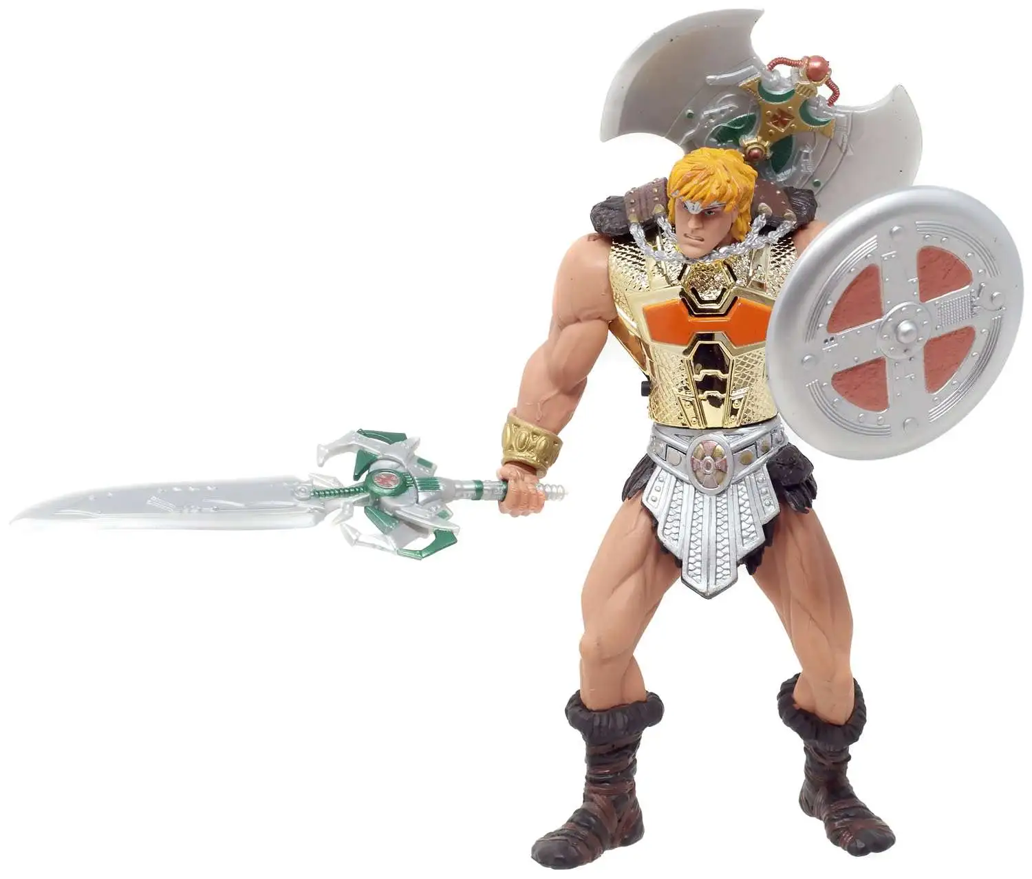 Masters of the Universe 200X Series Battle Sound He-Man Action Figure [Gold, Loose]