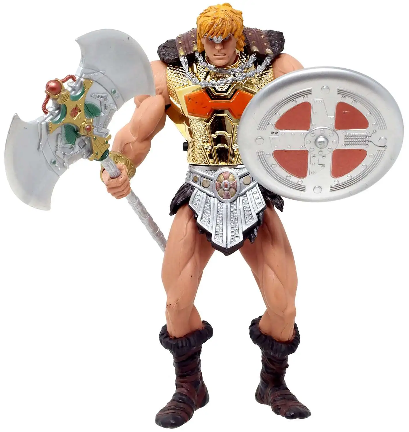 Masters of the Universe 200X Series Battle Sound He-Man Action Figure [Gold,Incomplete, Loose]