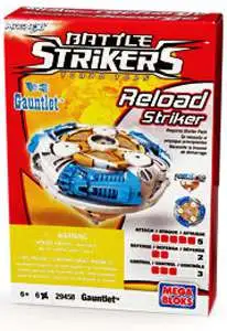 Battle Strikers GAUNTLET Mega Bloks Turbo Tops Toy 2009 New in Box Retired 29458 