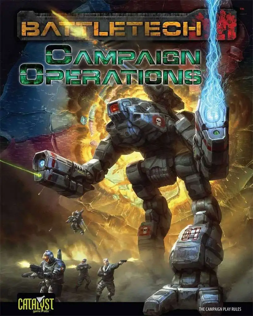 BattleTech Campaign Operations Board Game Accessory Book