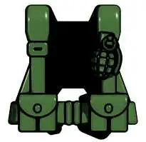 BrickArms Combat Vest WW2 US Scout 2.5-Inch [Olive]