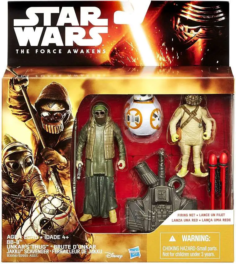 TAKODANA ENCOUNTER Star Wars The Force Awakens 3 3/4" Action Figure 4-pack 2015