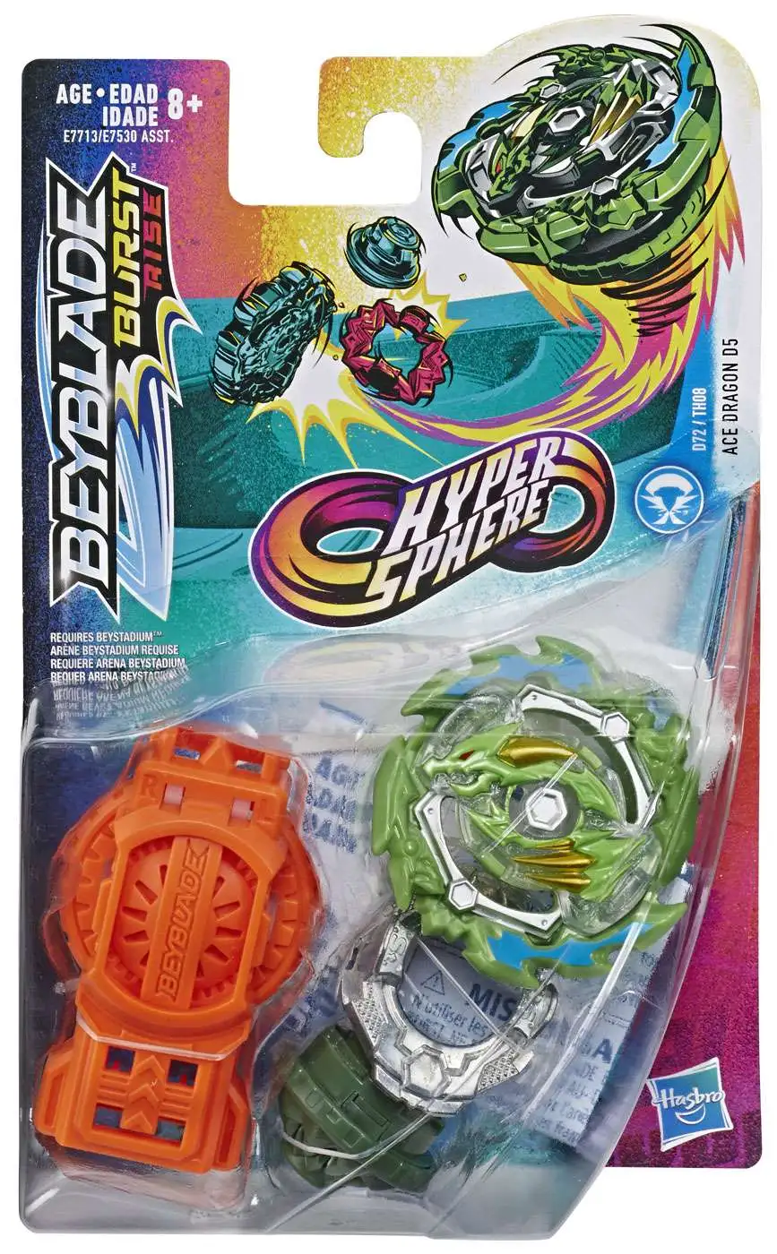 Beyblade Burst Rise Hypersphere Glyph Dragon D5