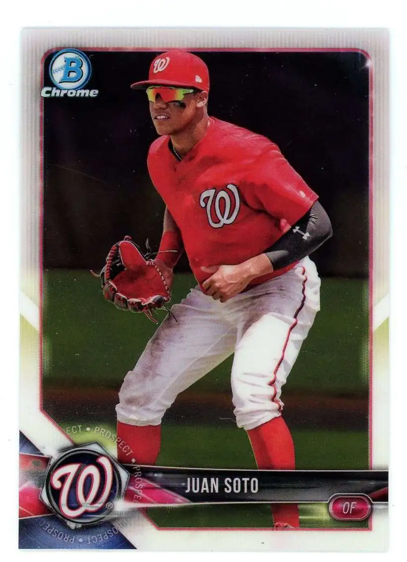 MLB Topps 2018 Bowman Chrome Prospects Juan Soto BCP52 [Rookie]