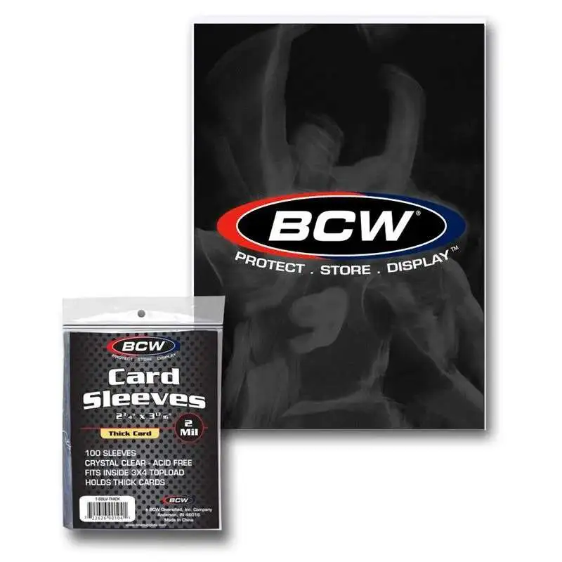 Card Supplies Card Sleeves 2" X 3" Standard [100 Sleeves]
