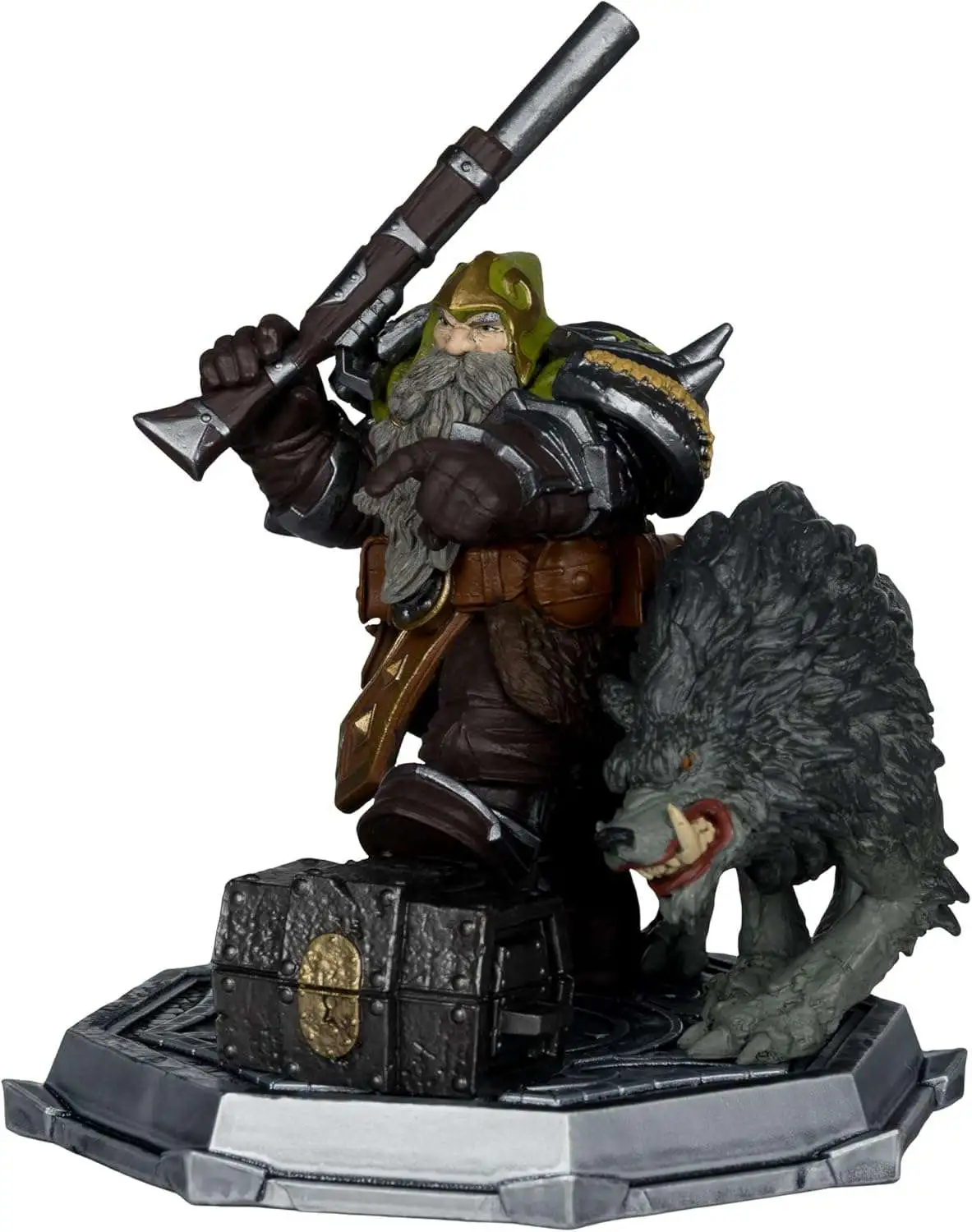 McFarlane Toys World of Warcraft Dwarf Hunter Beast Master & Marksman Action Figure