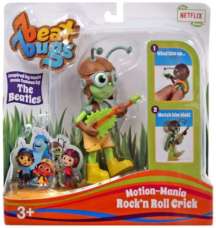 Beat Bugs Motion-Mania Rock'n Roll Crick Action Figure