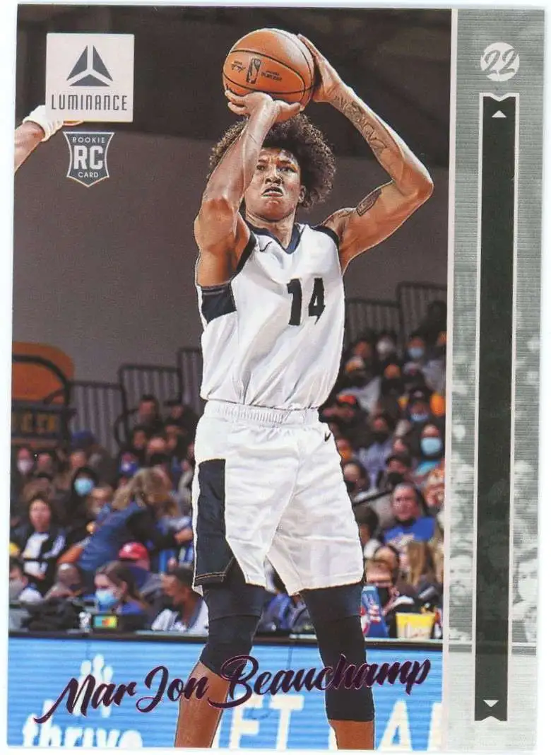 NBA 2022 Panini Chronicles Luminance Draft Picks Pink Marjon Beauchamp #19 [Rookie]