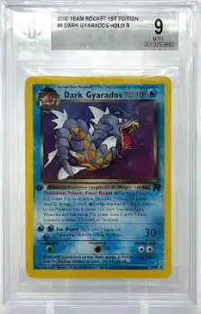 Pokemon Team Rocket Rare Holo Dark Gyarados 1st Edition #8 [Beckett - Mint 9 (0013263882)]