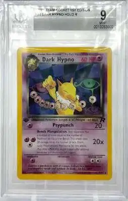 Pokemon Team Rocket Holo Rare Dark Hypno [1st Edition] [BGS 9]