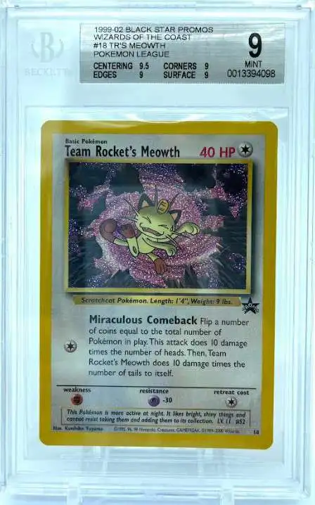Pokemon Black Star Promos WOTC Choose Your Individual Card Mint Excellent 