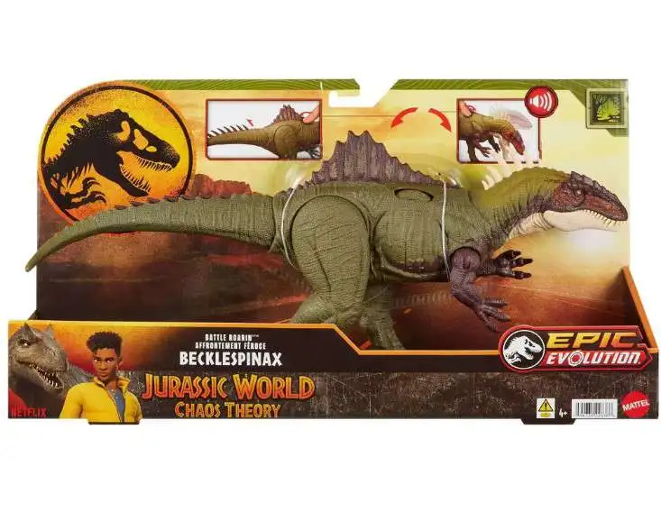 Jurassic World Chaos Theory Epic Evolution Becklespinax Exclusive Action Figure [Battle Roarin', Damaged Package]