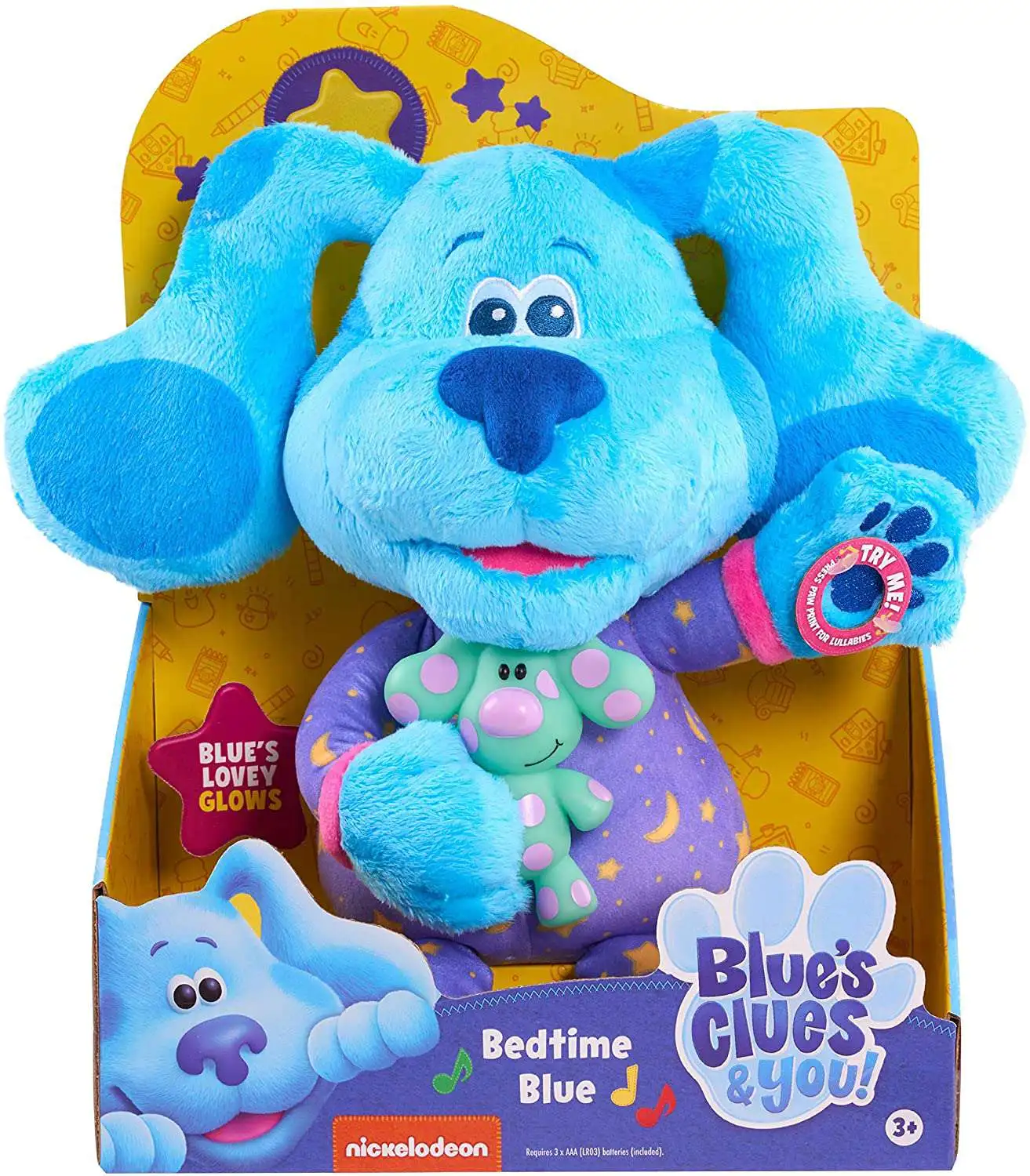 Blue's Clues & You! Bedtime Blue 10.5-Inch Plush [Damaged Package]