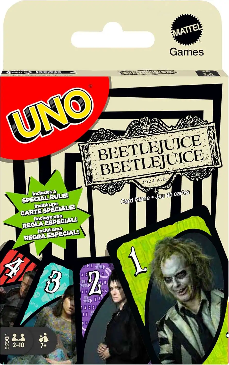 Beetlejuice Beetlejuice UNO Card Game