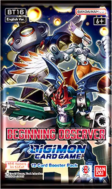 Digimon Trading Card Game Beginning Observer Booster Pack Digimon Trading Card Game Beginning Observer Booster Pack