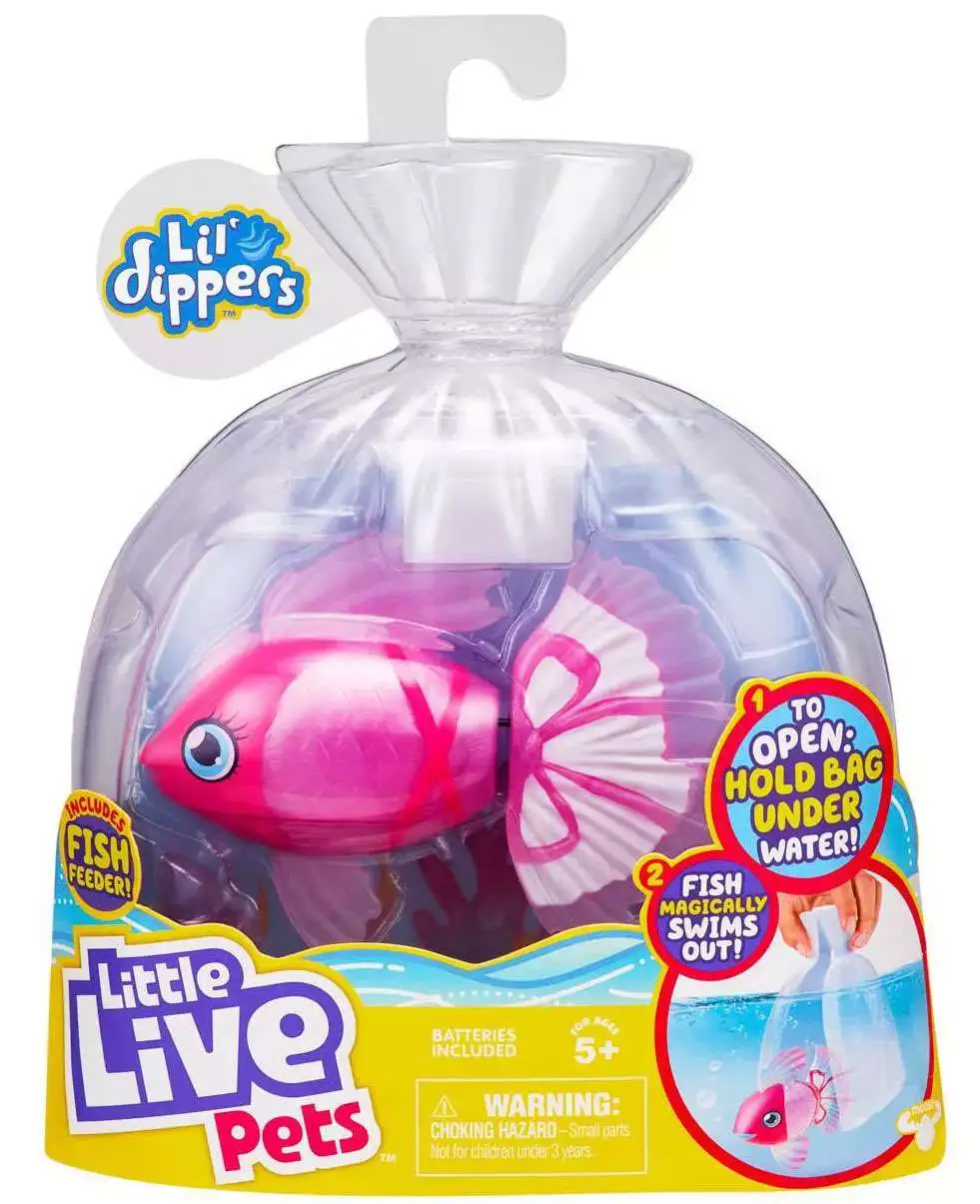 LITTLE LIVE PETS LIL' DIPPERS NEW SEAQUEEN FISH! 