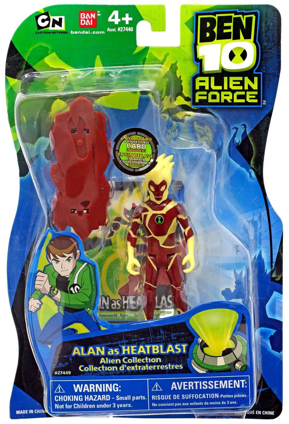 Ben 10 Alien Force Alien Collection Alan as Heatblast 4 Action