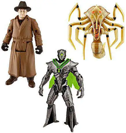 Ben 10 Alien Swarm Movie Set 1 Action Figure 3-Pack Set 2010 Bandai- NEW  45557955717