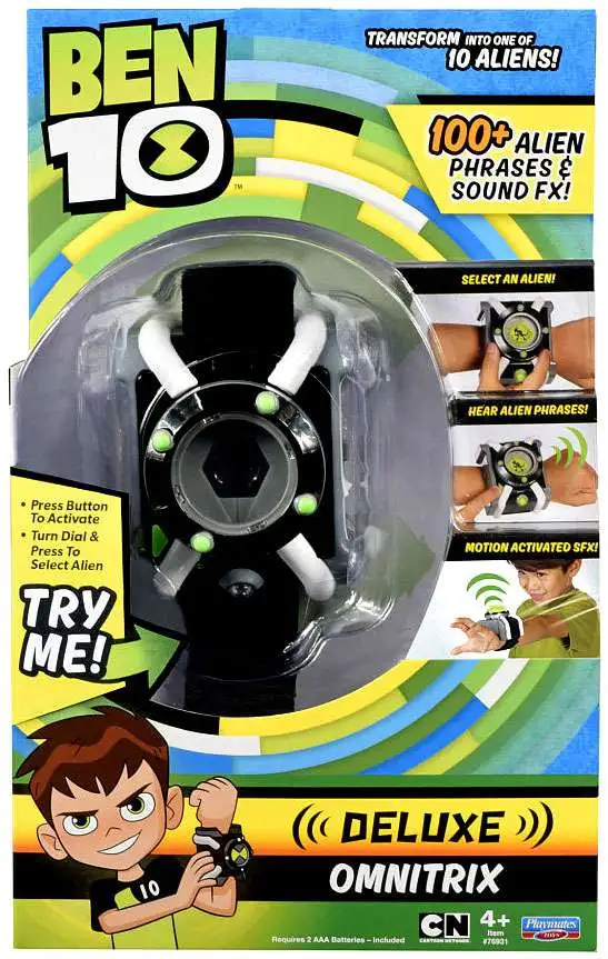 Ben 10 DELUXE Omnitrix Roleplay Toy Playmates - ToyWiz