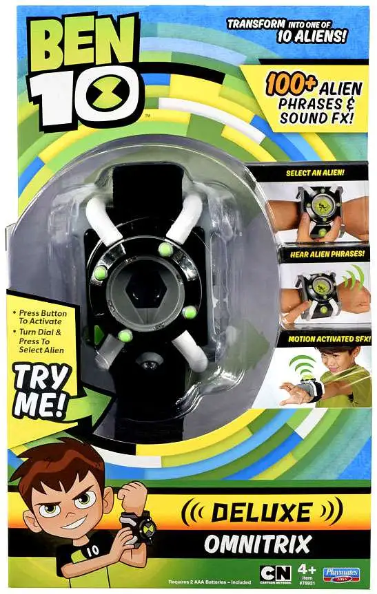 Ben 10 DELUXE Omnitrix Roleplay Toy Damaged Package Playmates - ToyWiz