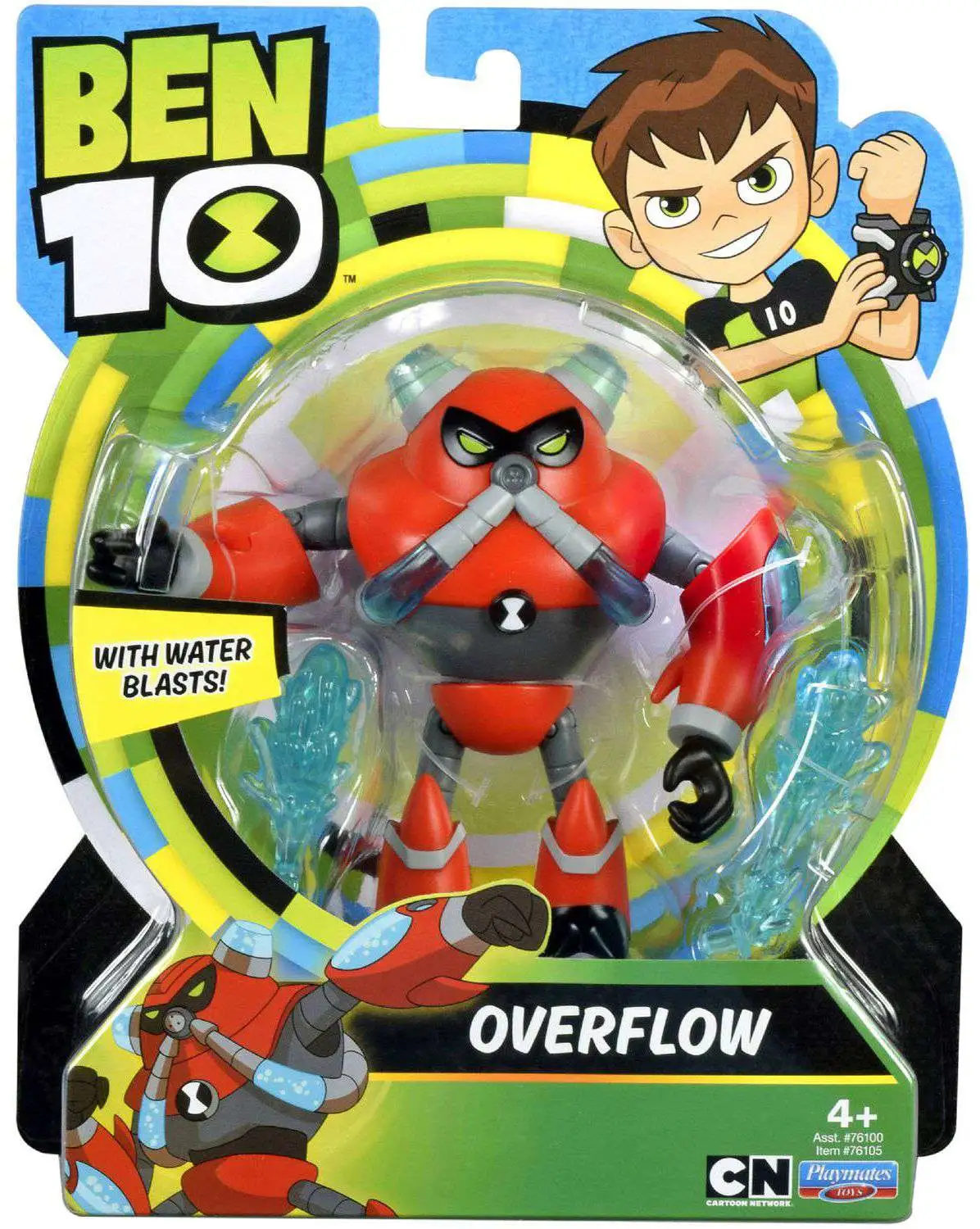 Ben 10 Basic Overflow Action Figure [Water Blasts!]