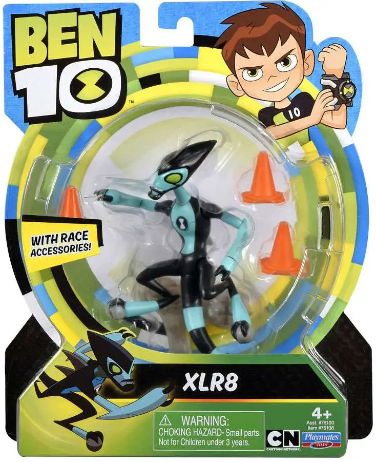 Ben 10 XLR8 With Race Accessories 12 cm 5 in Action Figure #76108 
