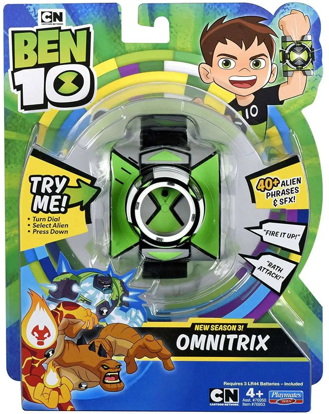 Ben 10 Omnitrix Roleplay Toy Season 3 Playmates - ToyWiz